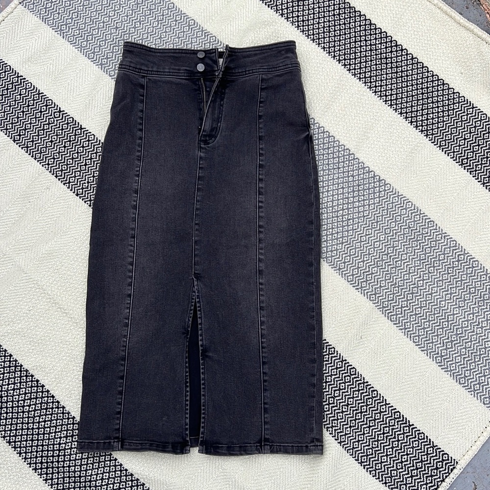 Free People Denim Skirt